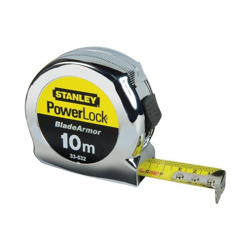 Stanley Powerlock mérőszalag fémházas 10m