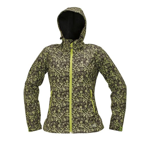 CRV YOWIE PRINTED softshell kabát barna/zöld M