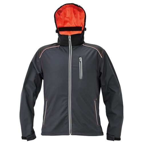 Cerva KNOXFIELD softshell dzseki szürke/narancssárga S