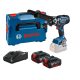 Bosch akkus ütvefúró-csavarozó L-boxx GSB 18V-150 C 18V 2x5,0Ah