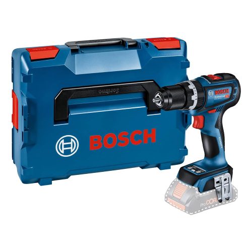 Bosch akkus ütvefúró-csavarozó GSB 18V-90 C 18V alapgép (akku, töltő nélkül) L-BOXX ban