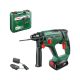 Bosch UniversalHammer Akkumulátoros fúrókalapács, 18V, akkuval és töltővel (1x2,5Ah) kofferben