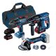 Bosch GBH 180 LI + GSR 18V-50 + GWS 180 LI 2x5.0Ah +töltő + táska