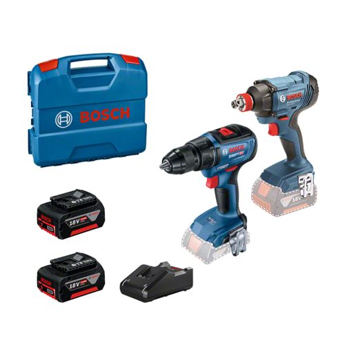 Bosch GDX 180-LI+GSR 18V-50 gépszett 2x4Ah Kofferben