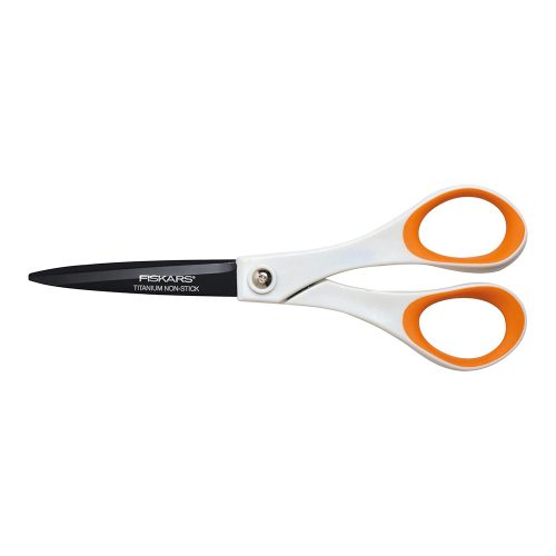 Fiskars tapadásmentes, titánium bevonatos olló 17cm (1004720)