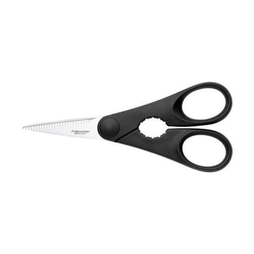 Fiskars Essential konyhai olló, üvegnyitóval, 20 cm (1023820)