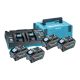 Makita 40Vmax XGT 4x5,0 Ah Li-Ion akku + DC40RB duplatöltö + MAKPAC