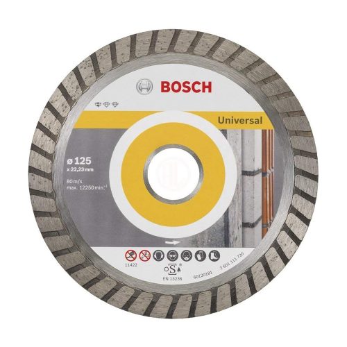 Bosch Universal Turbo gyémánt vágótárcsa 125 x 22,23 mm 10 db