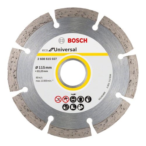 Bosch gyémánt vágókorong 115x22,23mm 10db/cs