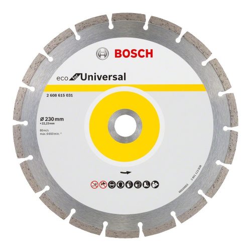 Bosch gyémánt vágókorong 230x22,23mm 10db/cs