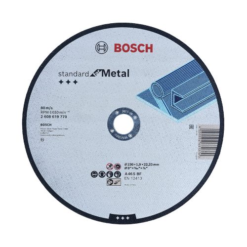 Bosch vágókorong 230x1.9x22.23mm Standard for Metal