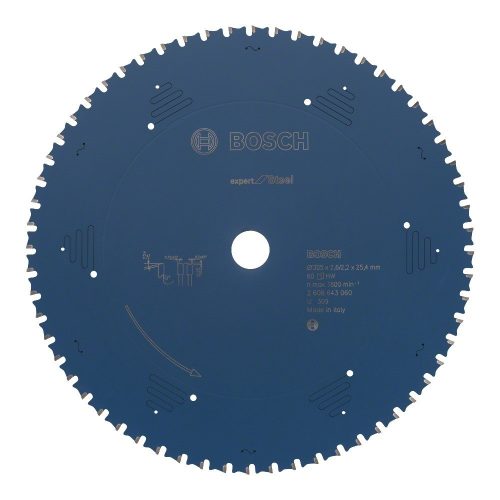 Bosch körfűrészlap acélhoz 305x25,4x2,6mm, 60 fog