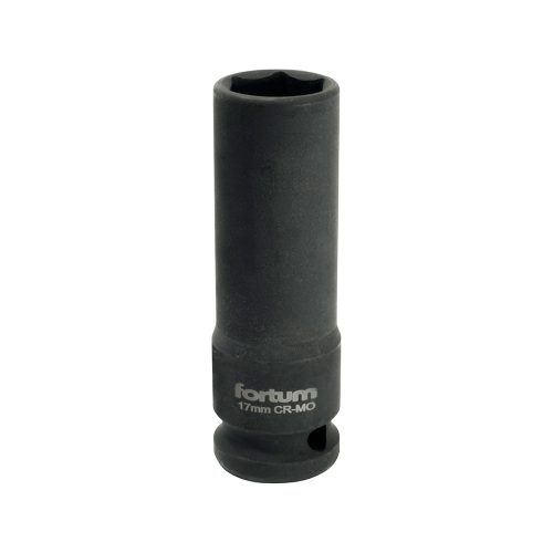 Fortum gépi dugófej 1/2", 17 mm; feketített