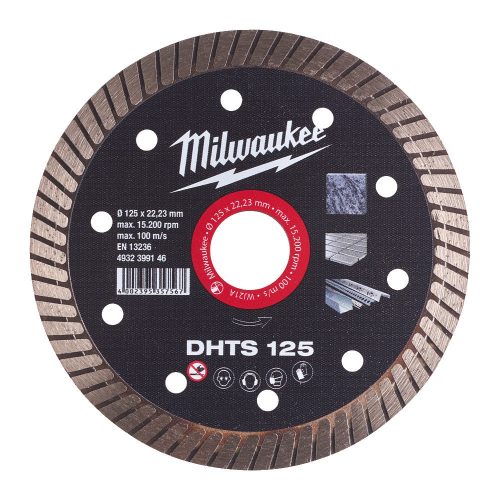 Milwaukee DHTS gyémánt vágótárcsa 125x22,2mm