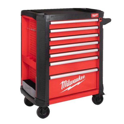 Milwaukee 7 fiókos acél szerszámkocsi 30“/78cm