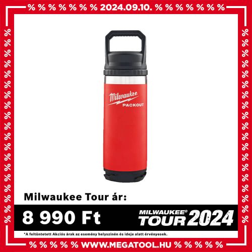 Milwaukee Packout kulacs 532 ml piros