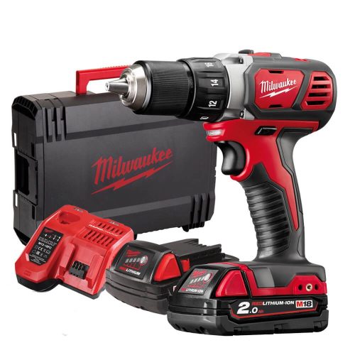 Milwaukee akkus fúró-csavarozó M18 BDD-202X 18V 2x2,0Ah