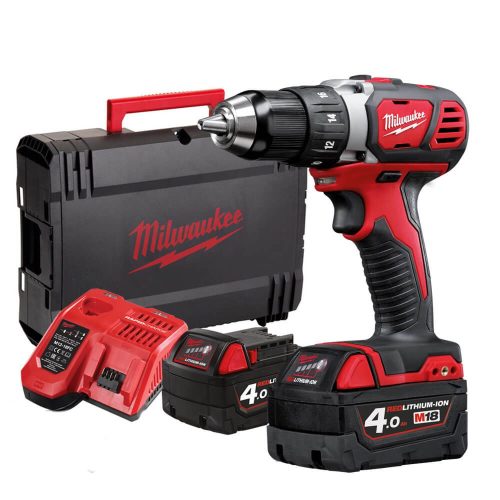 Milwaukee akkus fúró-csavarozó M18 BDD-402X 18V 2x4,0Ah