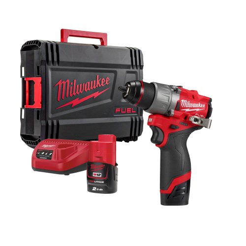 Milwaukee akkus fúró-csavarozó M12 FDD2-202X 12V 2x2,0 Ah