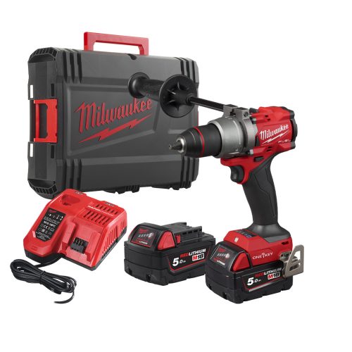 Milwaukee akkus fúrócsavarozó M18 ONEDD3-502X 18V 2x5,0 Ah