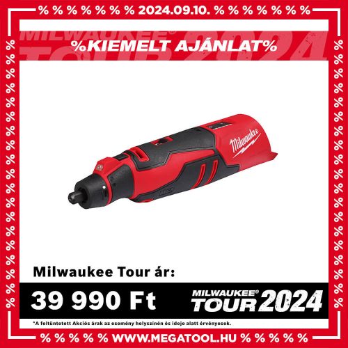 Milwaukee akkus szénkefe nélküli nagyfordulatszámú gép M12 BLROT-0 12V alapgép