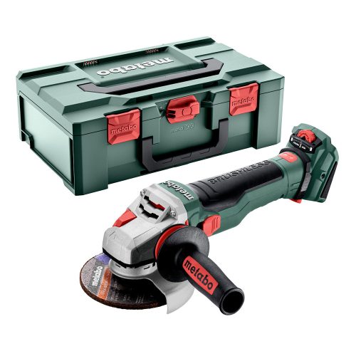 Metabo WVB 18 LTX BL 15-125 Quick Akkus sarokcsiszoló alapgép MetaBOX 165 L