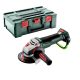 Metabo WPBA 18 LTX BL 15-125 Quick Akkus Mbox alapgép MetaBOX 165 L