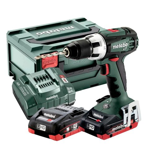 Metabo akkus fúrócsavarozó BS 18 LT 18V LiHD 2x4,0Ah Metabox kofferben