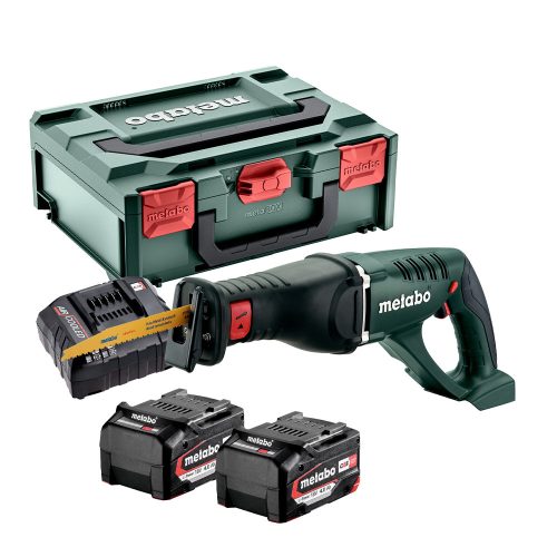 Metabo akkus orrfűrész ASE 18 LTX 18V 2x4,0Ah Li-Power Metabox kofferben