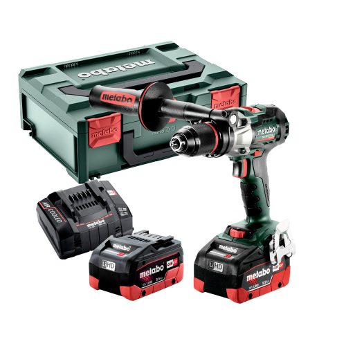 Metabo SB 18 LTX BL Akkus ütvefúró 2db 18 V/5,5 Ah, ASC 145 töltő, MetaBOX 145 L