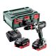 Metabo SB 18 LTX-3 BL Q Metal akkus ütvefúró-csavarbehajtó 2x18 V/5,5 Ah, ASC 145, MetaBOX 145 L