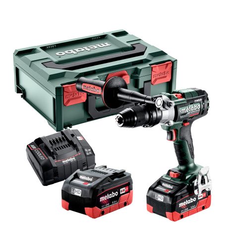 Metabo SB 18 LTX-3 BL Metal akkus ütvefúró-csavarbehajtó 2x18 V/5,5 Ah, ASC 145, MetaBOX 145 L