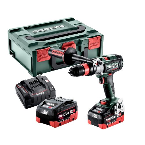 Metabo SB 18 LTX-3 BL Q akkus ütvefúró-csavarbehajtó 2x18 V/5,5 Ah, ASC 145, MetaBOX 145 L