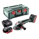 Metabo akkus sarokcsiszoló 18V WB 18 LT BL 11-125 Quick 2x8,0Ah Metabox kofferben, 125mm