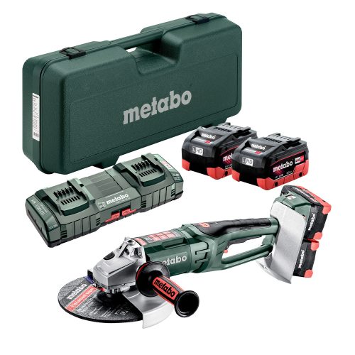 Metabo WPB 36-18 LTX BL 24-230 Quick Akkus Sarokcsiszoló 4x18 V/8,0 Ah, ASC 145 Duo, Koffer