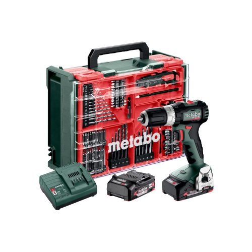 Metabo SB 18 L BL Akkus ütvecsavarozó Set Mobil műhely, 2x2Ah, SC30