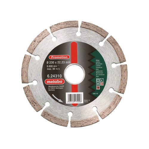 Metabo gyémánt tárcsa szegmenses univerzális 230x22,23mm