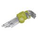 Extol Craft Torx imbuszkulcs készlet Cr40 9 részes T10-T50