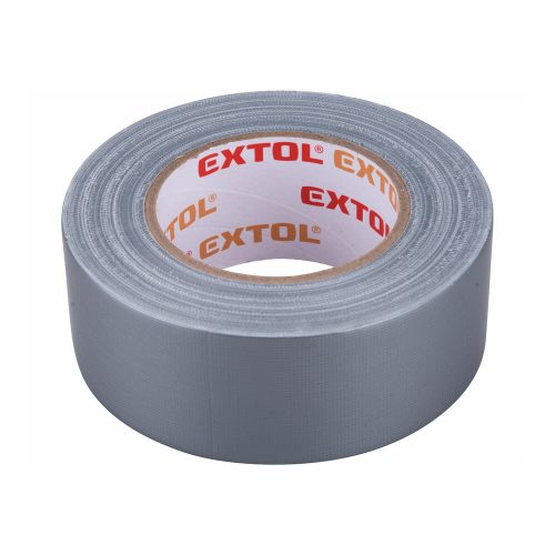 Extol Premium ragasztószalag textiles, szürke, 50mm×50m (hobby szalag / duckt tape)