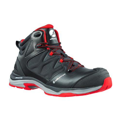 Albatros Ultratrail Black Mid S3 ESD HRO SRC Fekete / Piros - 40