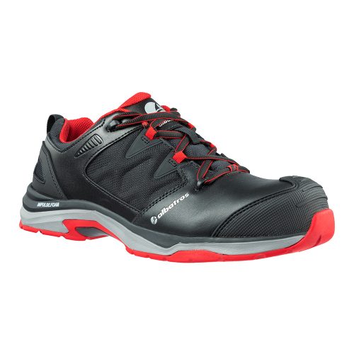 Albatros Ultratrail Black Low S3 ESD HRO SRC Fekete / Piros - 43