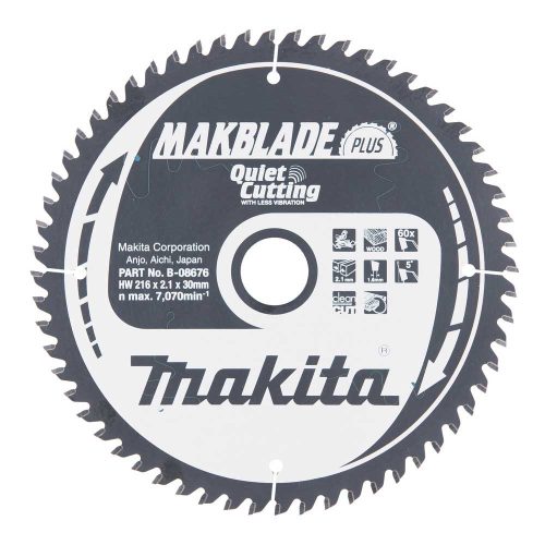 Makita körfűrészlap Makblade plus 216x30mm Z60