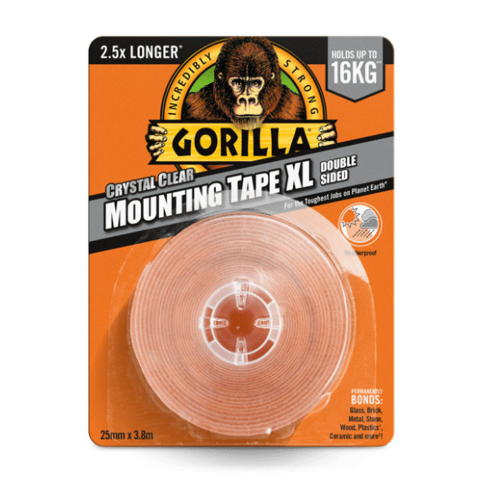 Gorilla Mounting Tape XL kristálytiszta kétoldalas ragasztós