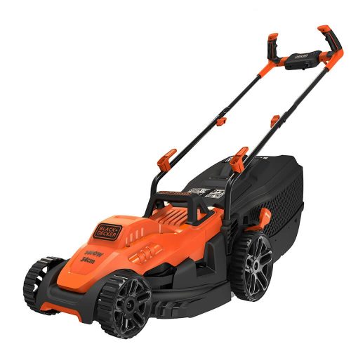 Black+Decker elektromos fűnyíró BEMW461BH-QS 1400W, 34 cm