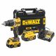 Dewalt akkus ütvefúró-csavarozó DCD100YP2T-QW 18V 2x5,0 Ah 100. évfordulós kiadás