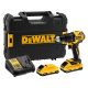 Dewalt akkus ütvefúró-csavarozó DCD709L2T-QW 18V 2x3,0 Ah