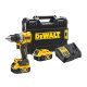 Dewalt akkus ütvefúró-csavarozó DCD805P2T-QW 18V 2x5,0 Ah, TSTAK kofferben