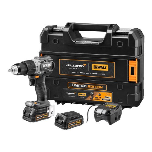 Dewalt akkus ütvefúró Limitált McLaren szériás DCD85ME2GT-QW 18V 2x1,7Ah