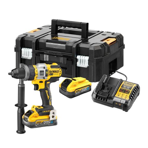 Dewalt akkus ütvefúró-csavarozó DCD999H2T-QW 2x5,0 Ah, TSTAK kofferben