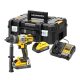 Dewalt akkus ütvefúró-csavarozó DCD999H2T-QW 2x5,0 Ah, TSTAK kofferben